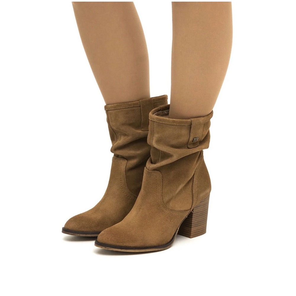 Brown Suede Ankle Boots